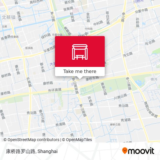 康桥路罗山路 map