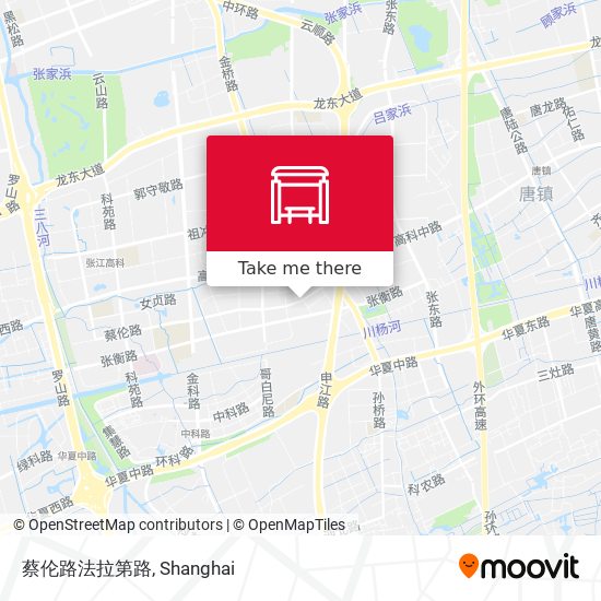 蔡伦路法拉第路 map