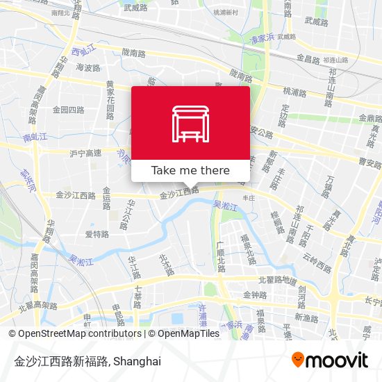 金沙江西路新福路 map