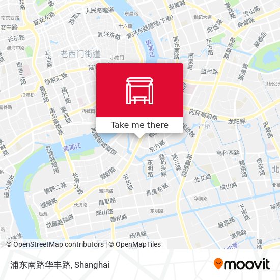 浦东南路华丰路 map