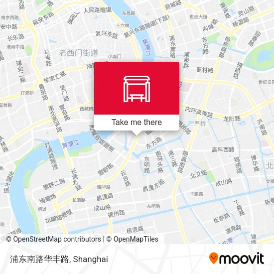 浦东南路华丰路 map