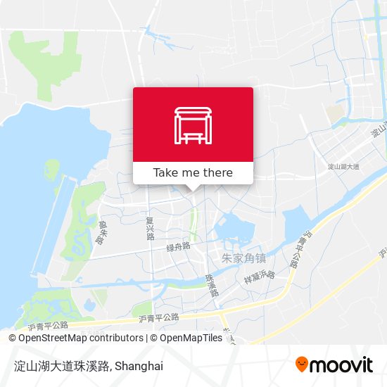 淀山湖大道珠溪路 map