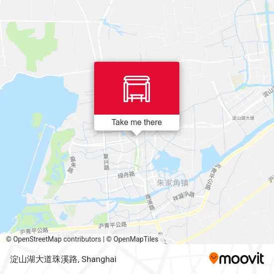 淀山湖大道珠溪路 map
