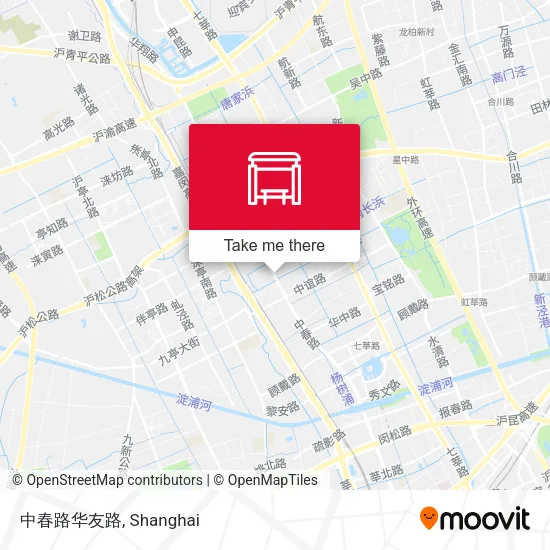 中春路华友路 map