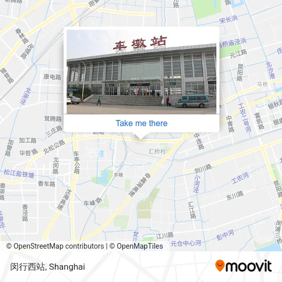 闵行西站 map