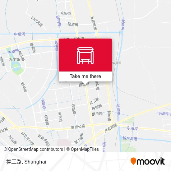 揽工路 map