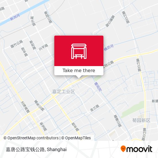 嘉唐公路宝钱公路 map