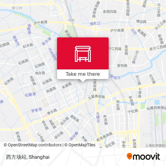西方场站 map