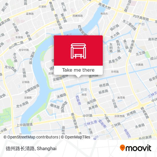 德州路长清路 map