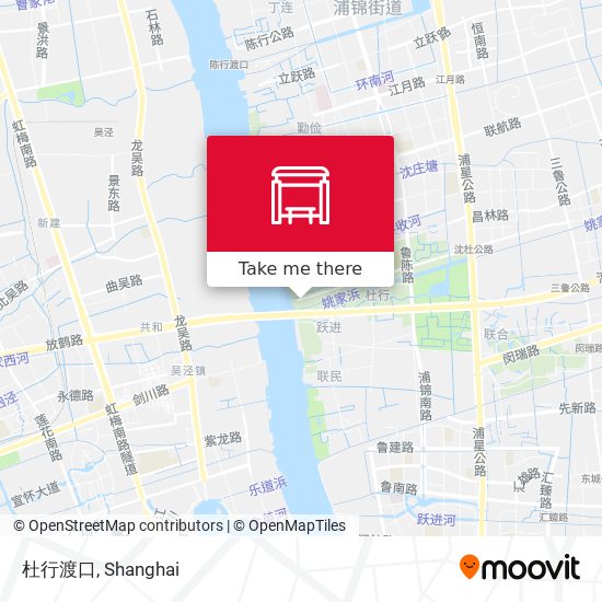 杜行渡口 map