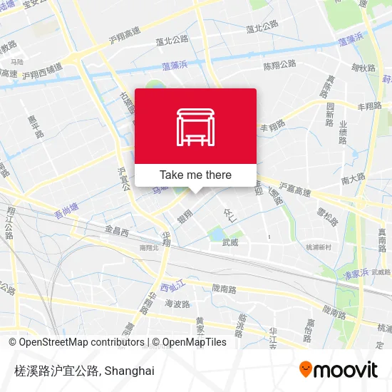 槎溪路沪宜公路 map