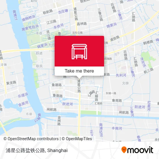 浦星公路盐铁公路 map