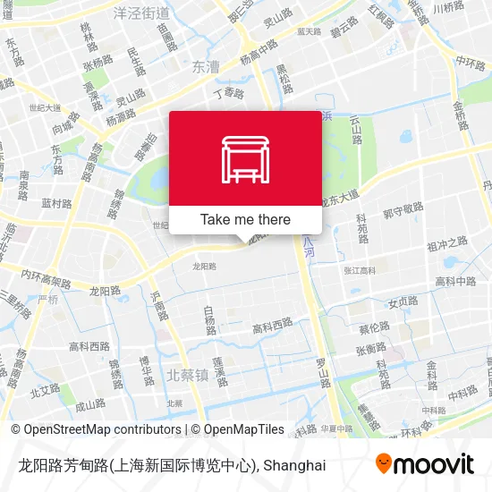 龙阳路芳甸路(上海新国际博览中心) map