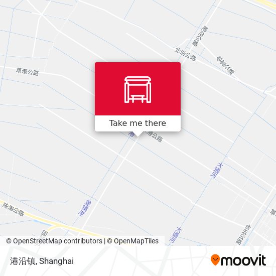 港沿镇 map