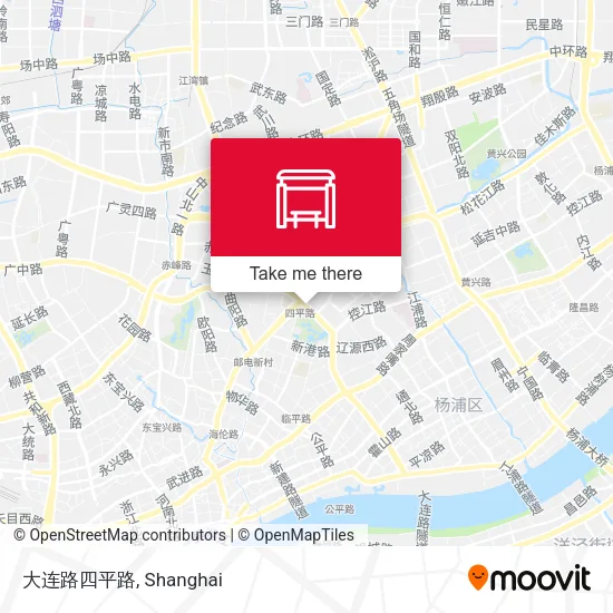 大连路四平路 map