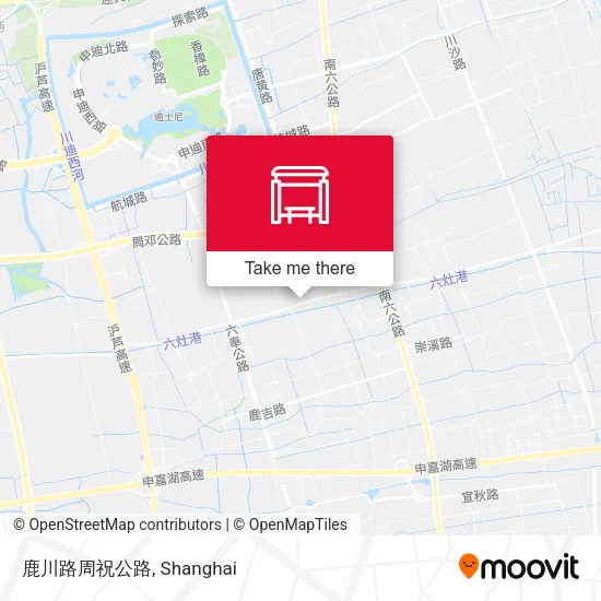 鹿川路周祝公路 map