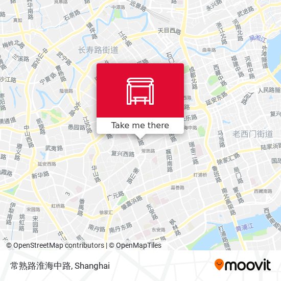 常熟路淮海中路 map