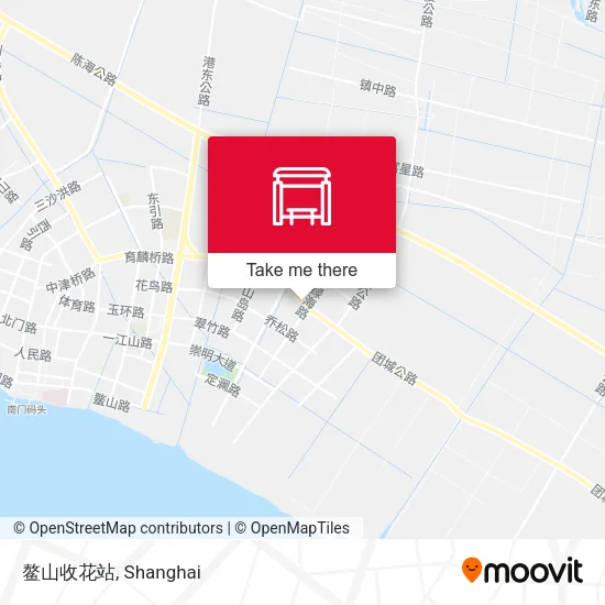 鳌山收花站 map