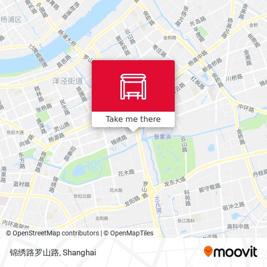 锦绣路罗山路 map