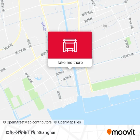 奉炮公路海工路 map