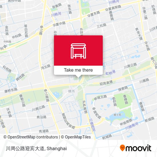 川周公路迎宾大道 map