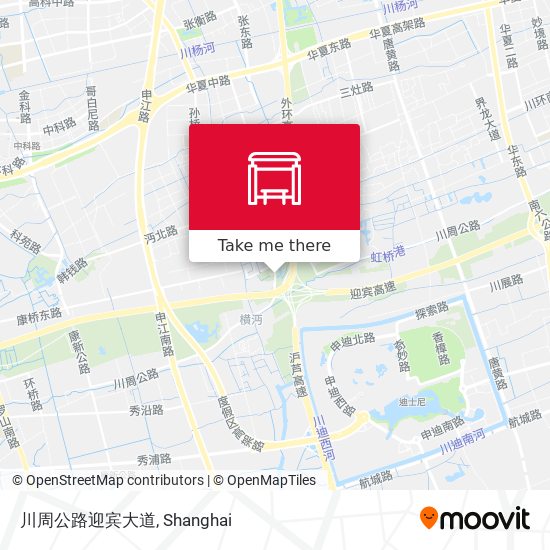 川周公路迎宾大道 map