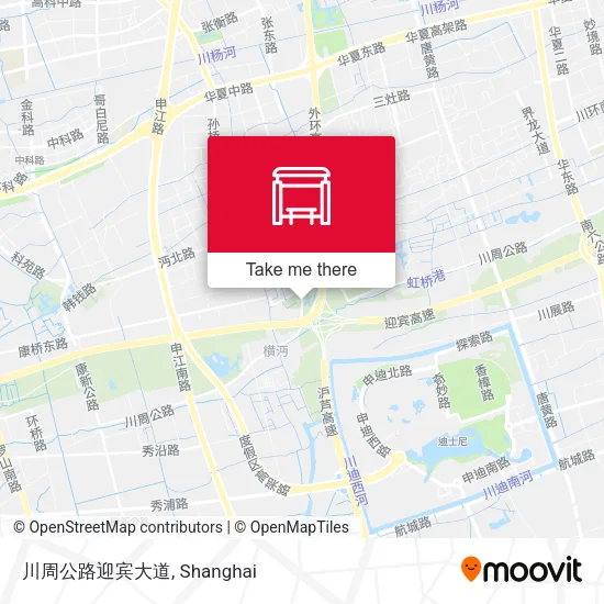 川周公路迎宾大道 map