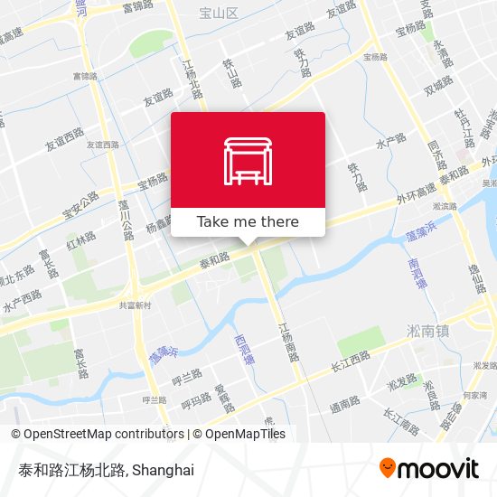 泰和路江杨北路 map