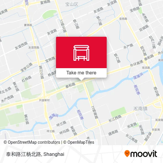 泰和路江杨北路 map