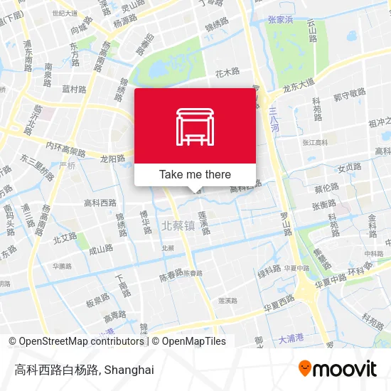 高科西路白杨路 map