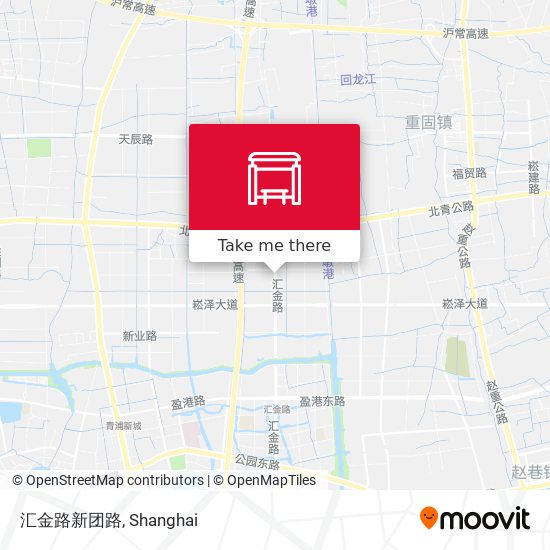 汇金路新团路 map