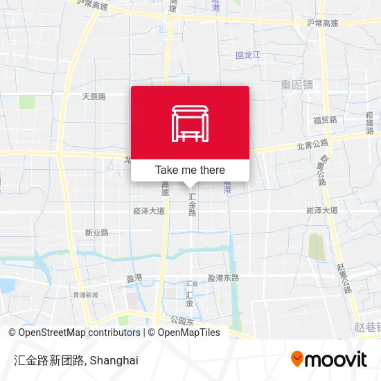 汇金路新团路 map
