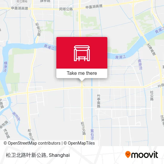 松卫北路叶新公路 map