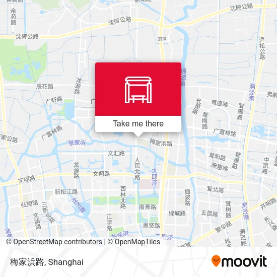 梅家浜路 map
