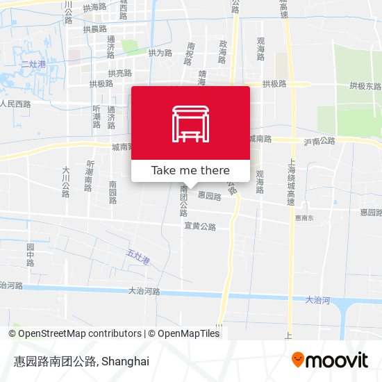 惠园路南团公路 map