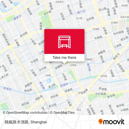 顾戴路水清路 map