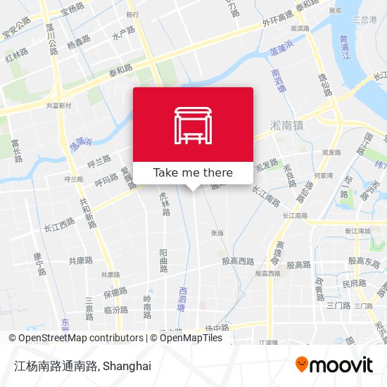 江杨南路通南路 map