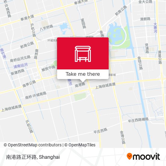 南港路正环路 map