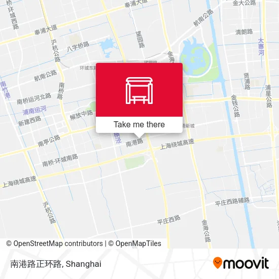 南港路正环路 map