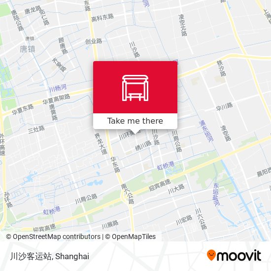 川沙客运站 map