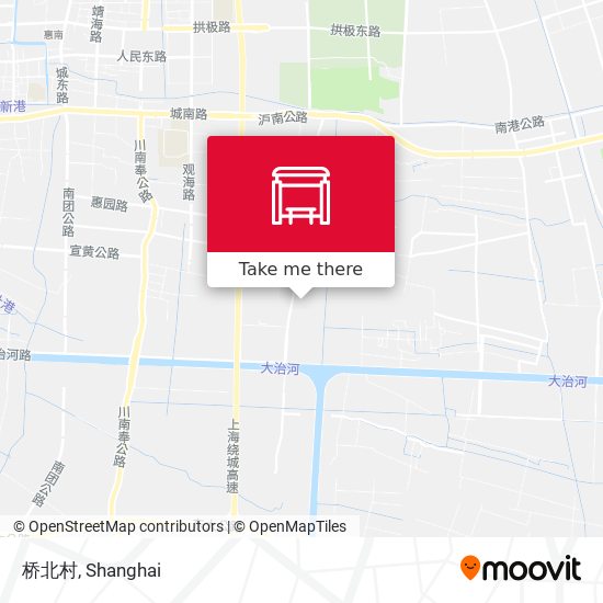 桥北村 map