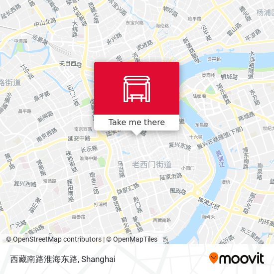 西藏南路淮海东路 map