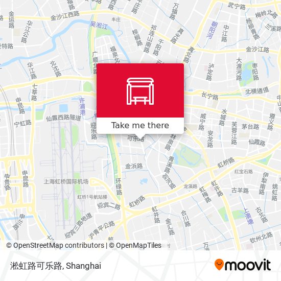 淞虹路可乐路 map