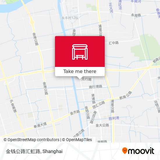 金钱公路汇虹路 map