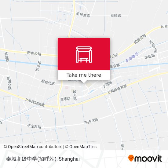 奉城高级中学(招呼站) map
