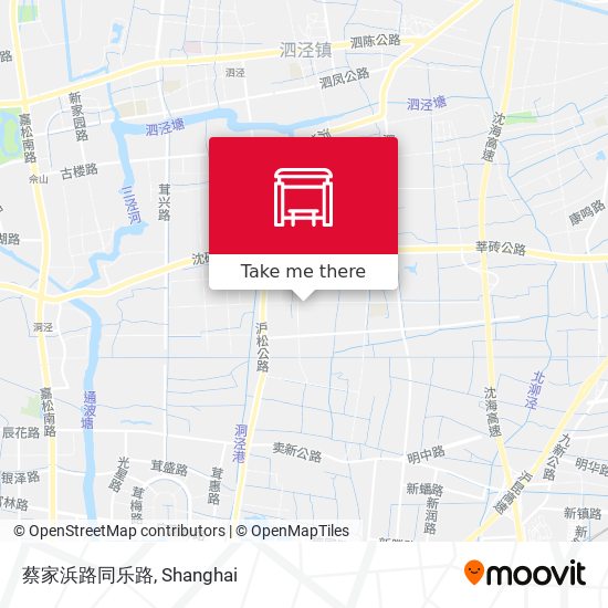 蔡家浜路同乐路 map