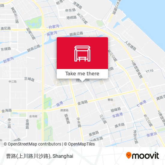 曹路(上川路川沙路) map