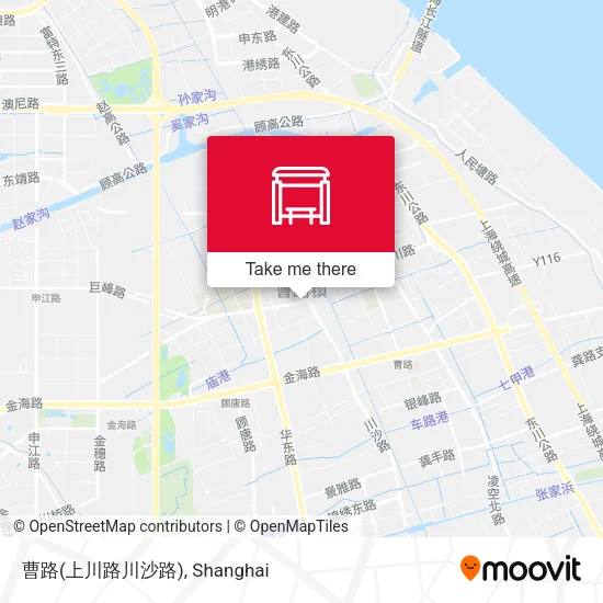 曹路(上川路川沙路) map