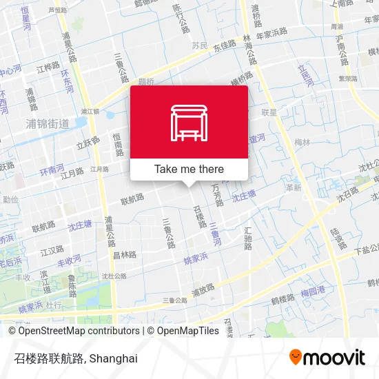 召楼路联航路 map
