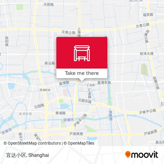 宜达小区 map